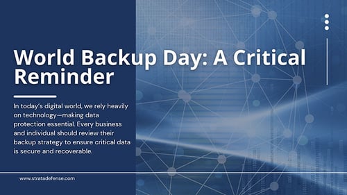 World Backup Day: A Critical Reminder