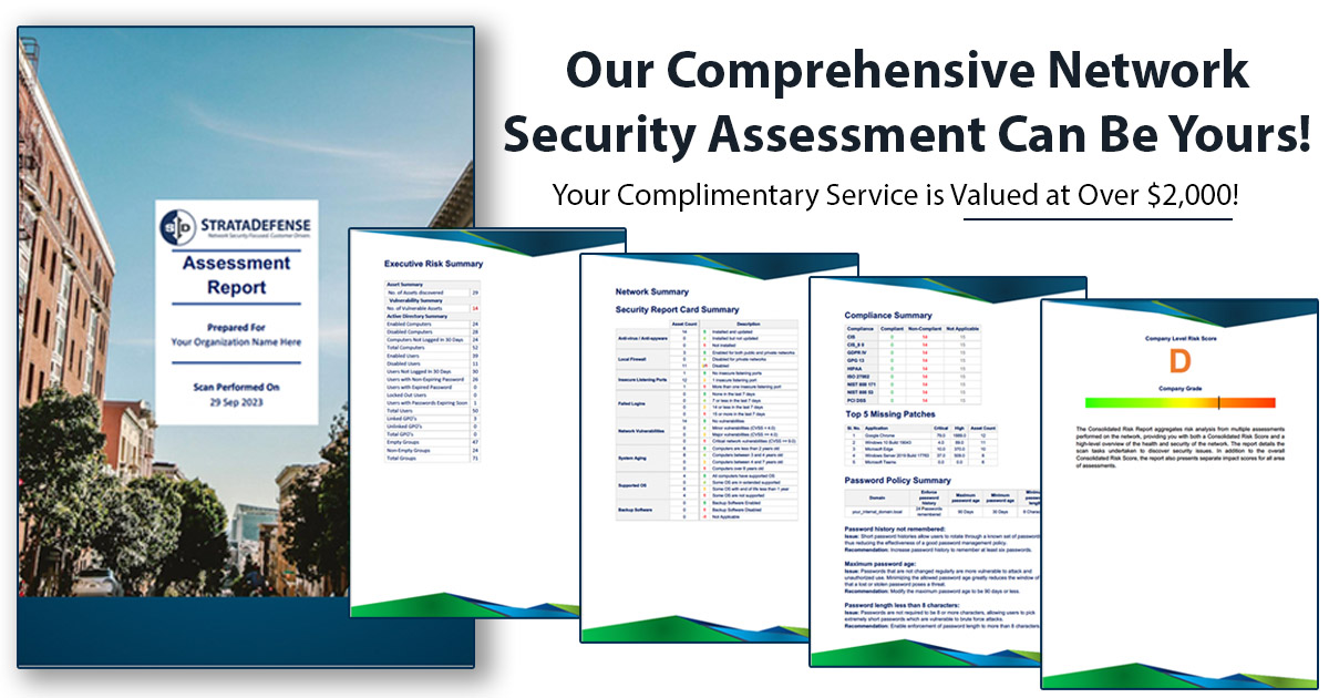 Comprehensive network security assessment
